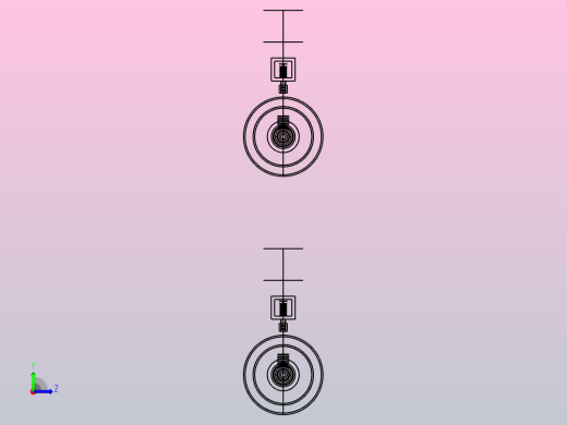 过载试验的运动体气动加速设备左视缩略图