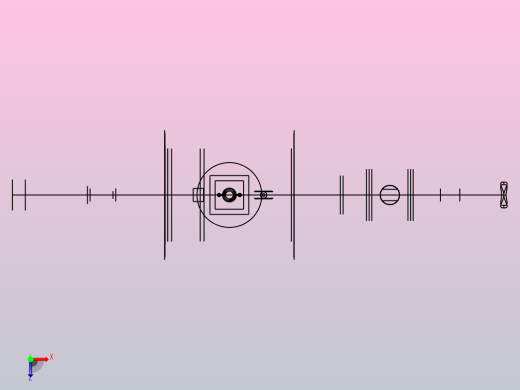 过载试验的运动体气动加速设备俯视缩略图