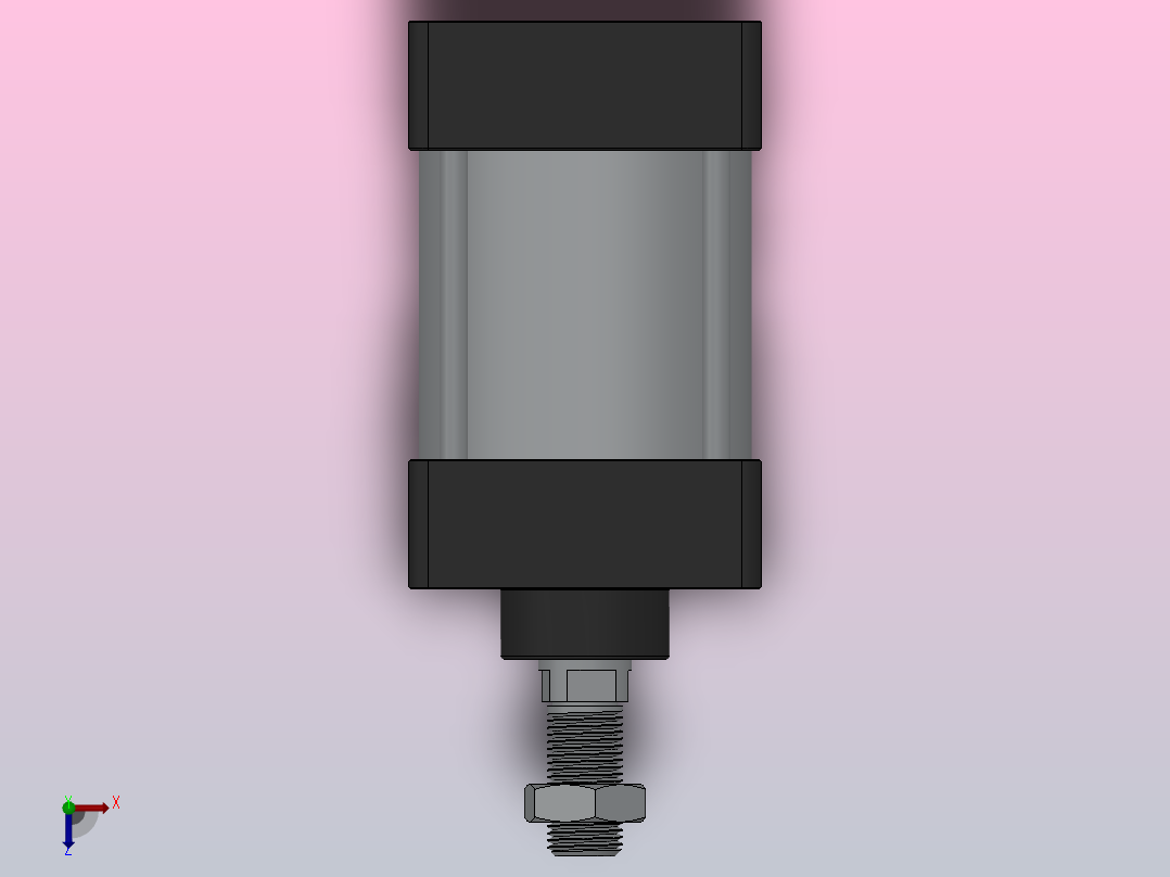 SC气缸SC标准气缸系列SC-63X50-S俯视图