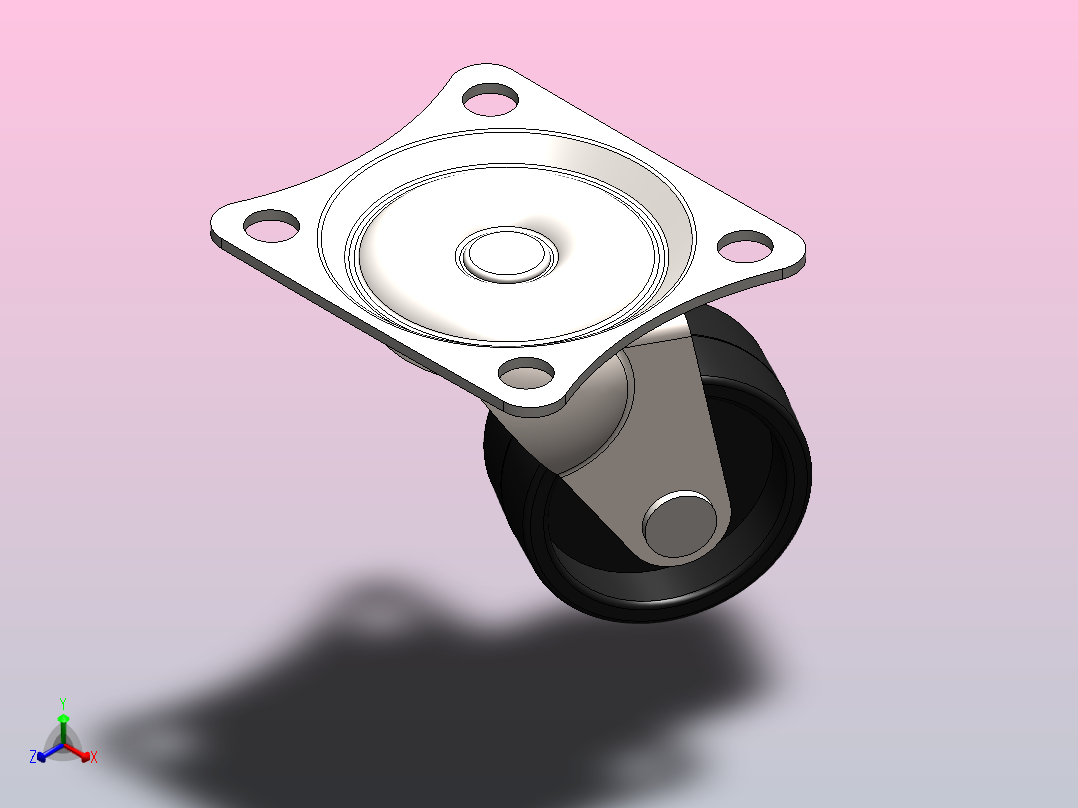 格鲁阿门廊龙门起重机15正等轴测图