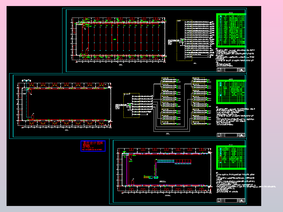 拆装箱仓库强弱电施工图