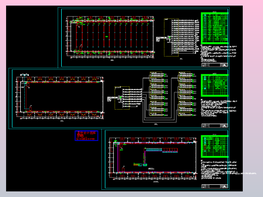 拆装箱仓库强弱电施工图
