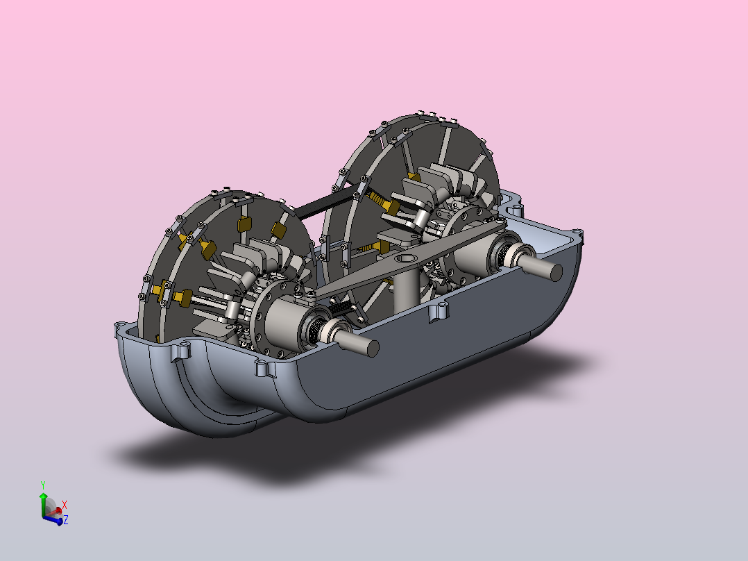 vario变速器cvt crs主视图