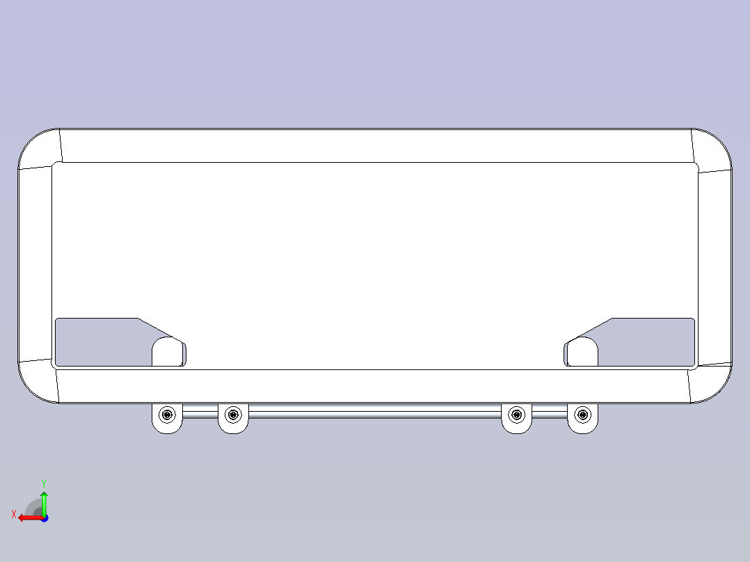 A0004740-适用于奔驰的11英寸iPad支架后视图