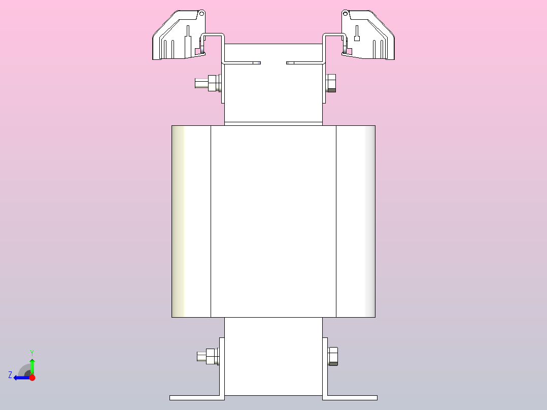 SG-1.5～2三相干式变压器三维模型202010右视图