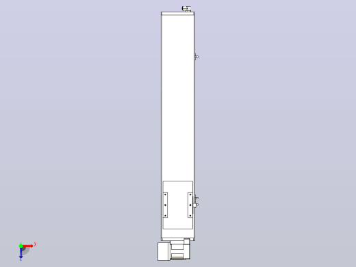 MCB14无尘皮带滑台[MCB14-L40-600-LU-P20-C3]俯视缩略图