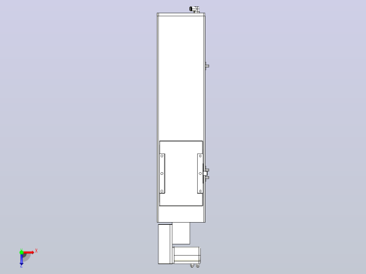 MCB17无尘皮带滑台[MCB17-L40-400-L-P40-C3]俯视缩略图