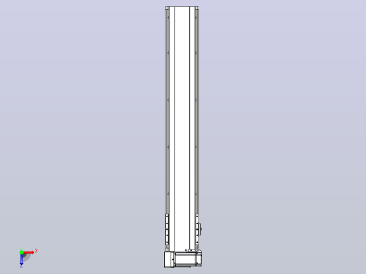 皮带直线轴半封闭可选导轨TPA-HNB-140D-120-L800-LU-C-P40-N3俯视缩略图