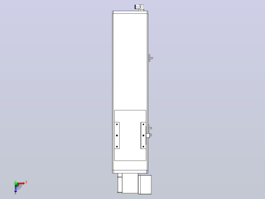 MCB14无尘皮带滑台[MCB14-L40-300-RD-P20-C3]俯视缩略图