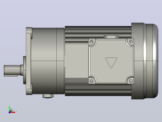 0.2KW-CV型立式三相铝毂（刹车）马达减速机_CV18-200前视缩略图