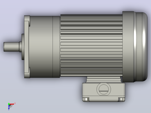 0.2KW-CV型立式三相铝毂（刹车）马达减速机_CV18-200俯视缩略图