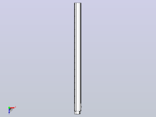 皮带直线轴半封闭可选导轨TPA-HNB-202D-140-L2900-LP-C-P75-N3俯视缩略图