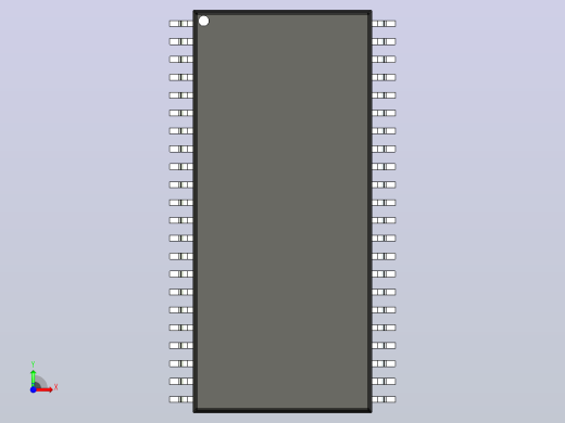 106x SOIC 封装（小外形集成电路）SOIC127P1603X300-44N前视缩略图