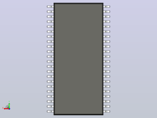 106x SOIC 封装（小外形集成电路）SOIC127P1603X300-44N后视缩略图