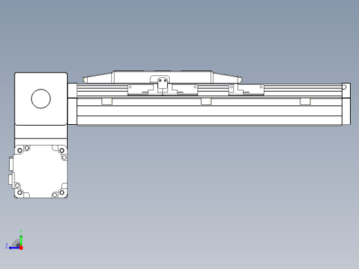 机器人皮带驱动直线轴TPA-GCB-150-P80-L100-LP-M75-N3右视缩略图