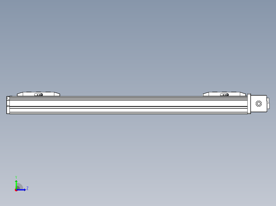 皮带直线轴双滑块型TPA-GCBS-50-P42-L175-DL-M10-N3左视图