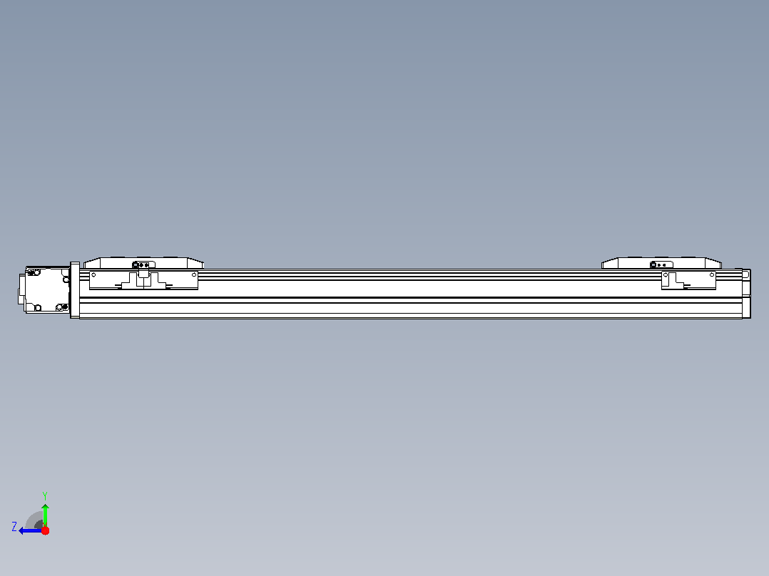 皮带直线轴双滑块型TPA-GCBS-50-P42-L175-DL-M10-N3右视图