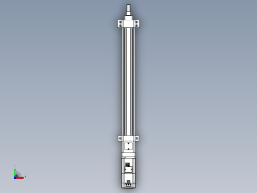 轻载电动缸TPA-ESR40-1210C-L350-M-LB-W-P40-C3前视缩略图