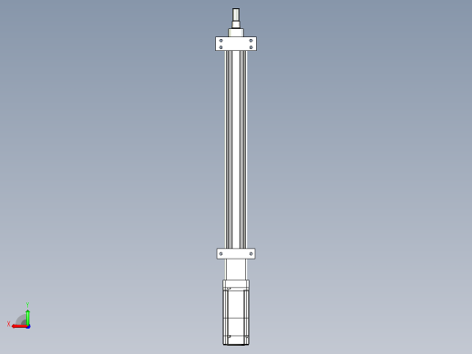 轻载电动缸TPA-ESR40-1210C-L350-M-LB-W-P40-C3后视缩略图
