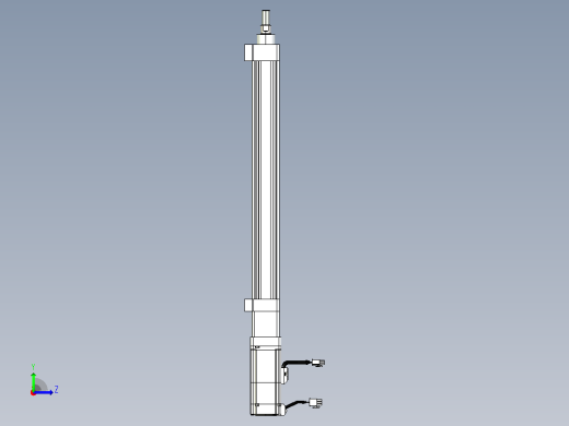 轻载电动缸TPA-ESR40-1210C-L350-M-LB-W-P40-C3左视缩略图