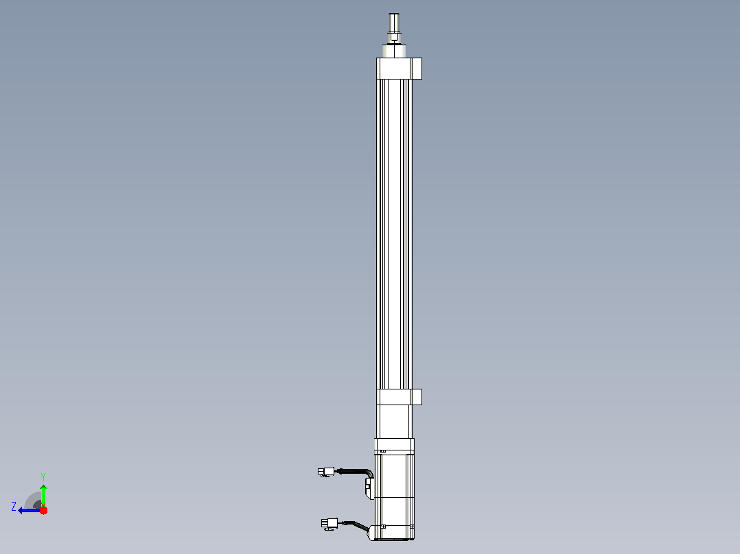 轻载电动缸TPA-ESR40-1210C-L350-M-LB-W-P40-C3右视图