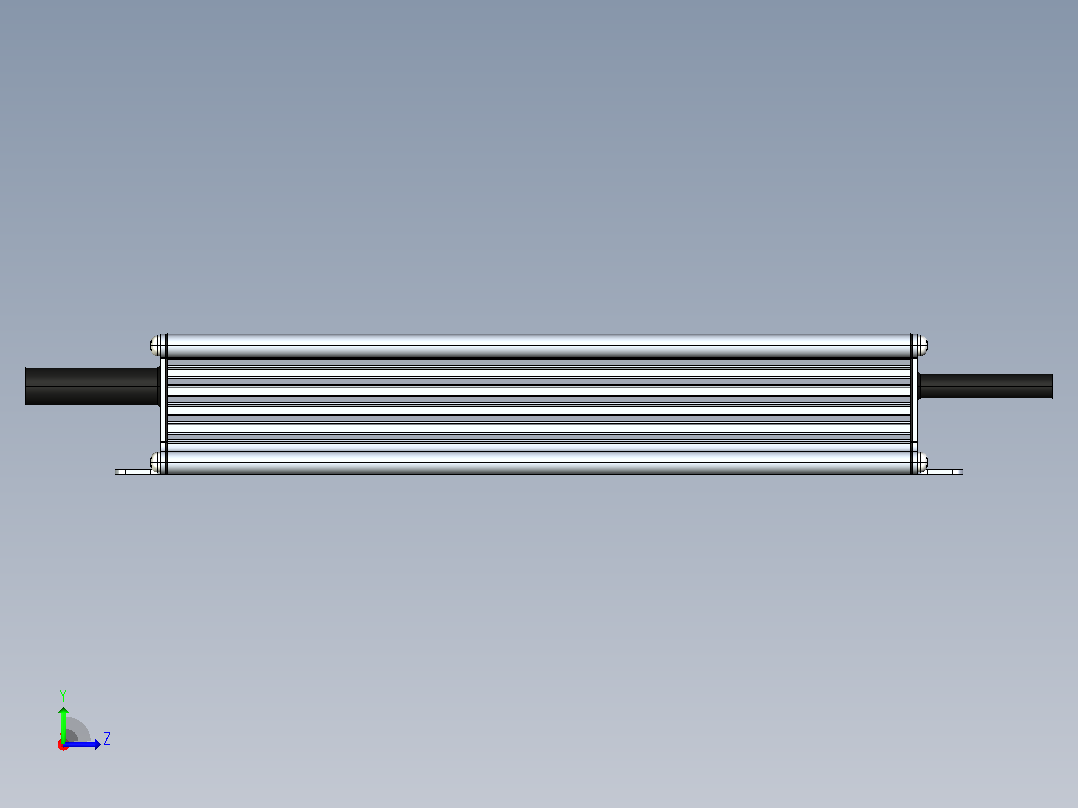 电源装置ARPV-UH48480-PFC (48V，10A，480W)(照明，IP67金属)左视图