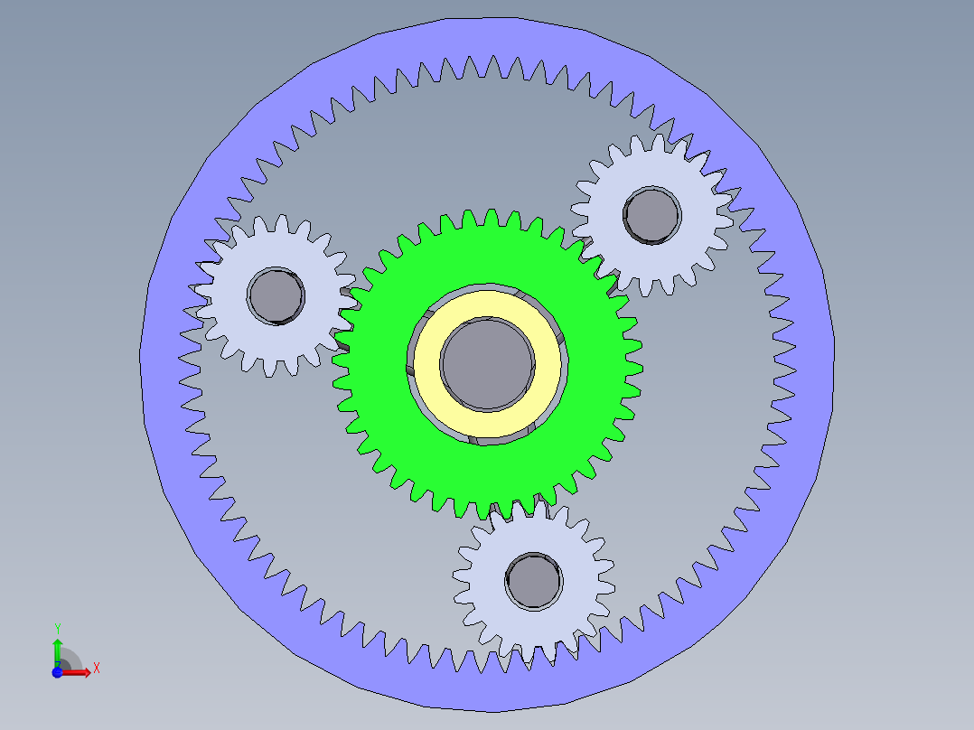 163disk.com_行星齿轮前视图