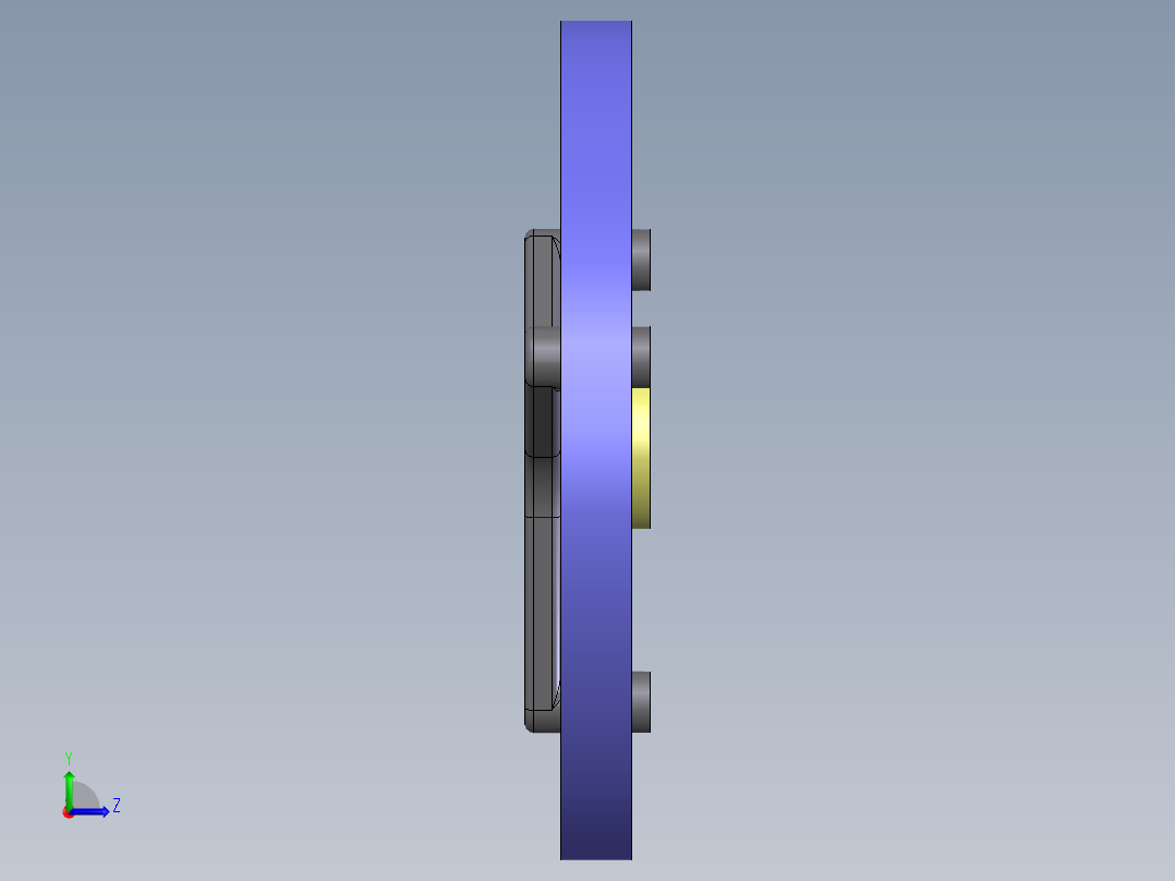 163disk.com_行星齿轮左视图