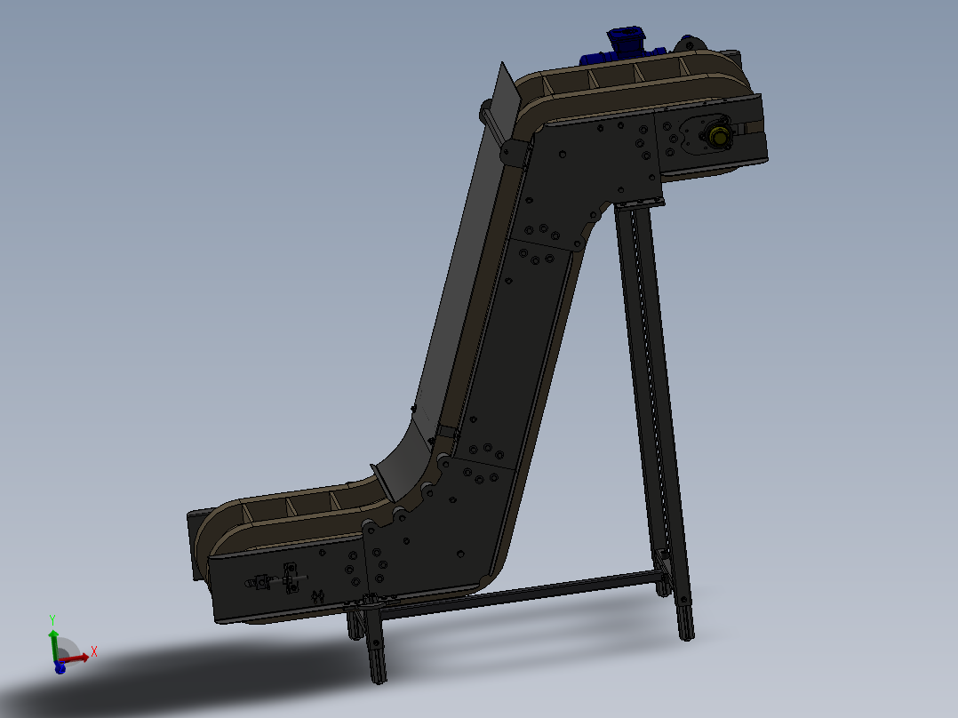 斗山300M数控机床sw16主视图