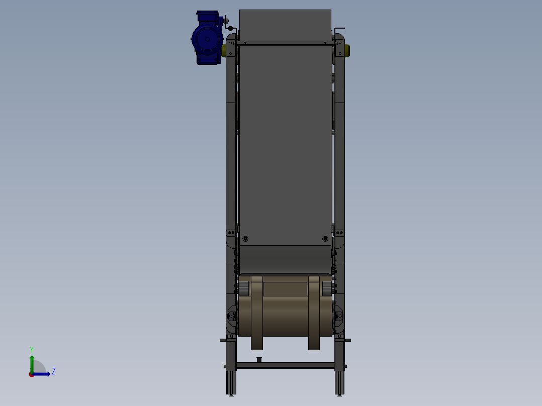 斗山300M数控机床sw16左视图