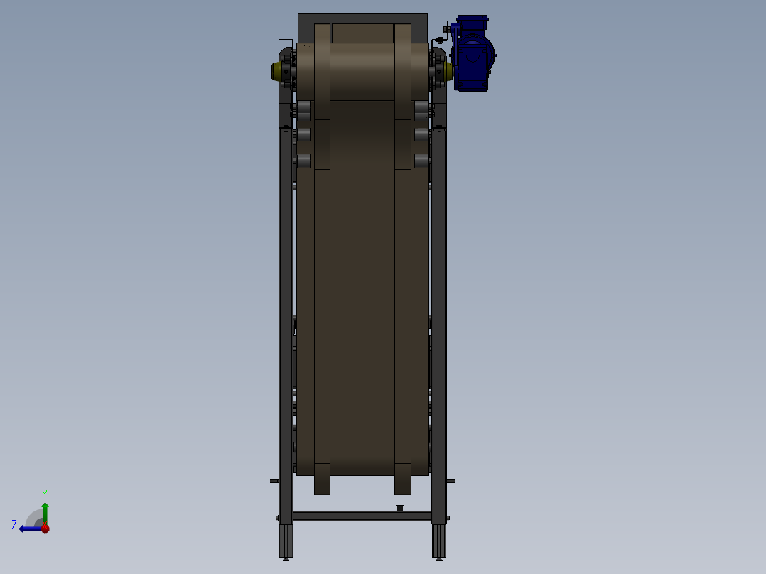 斗山300M数控机床sw16右视图