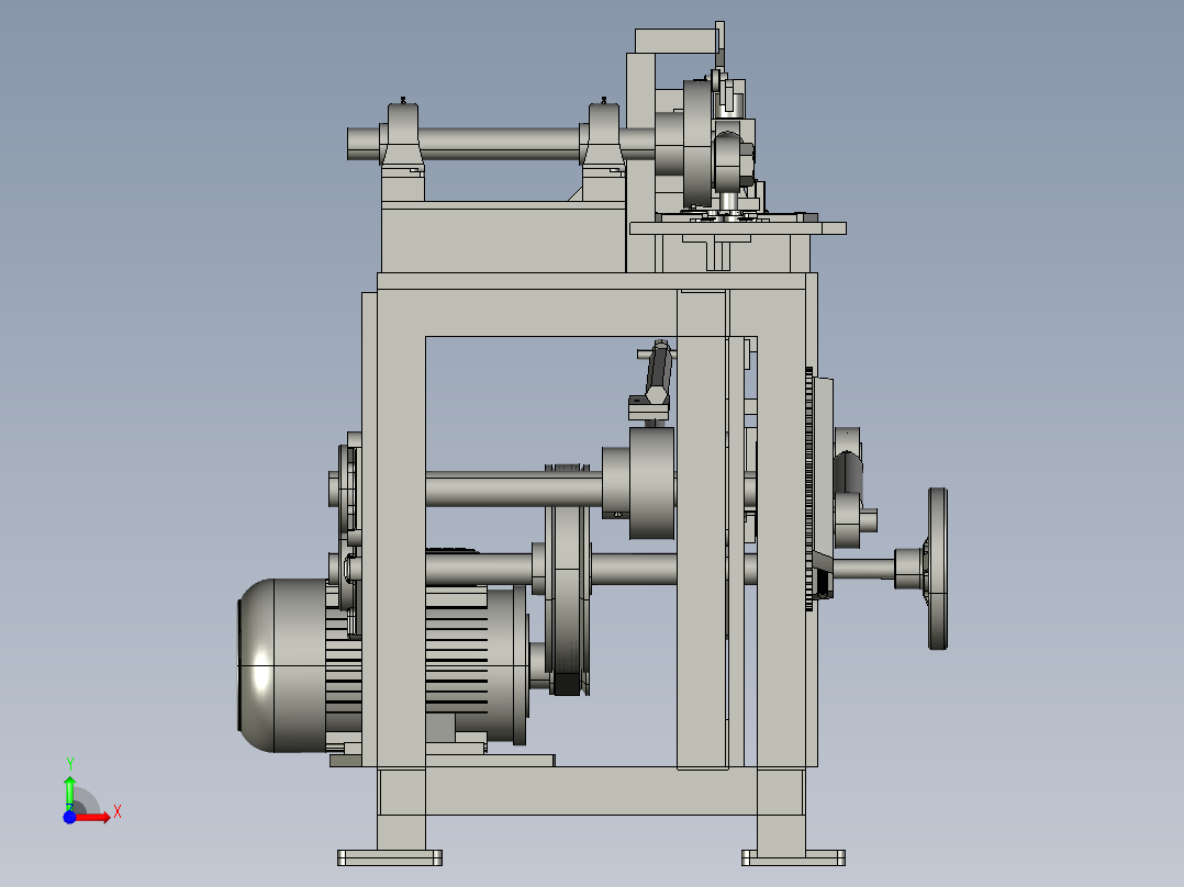 钢丝折弯机（含cad）stp前视图