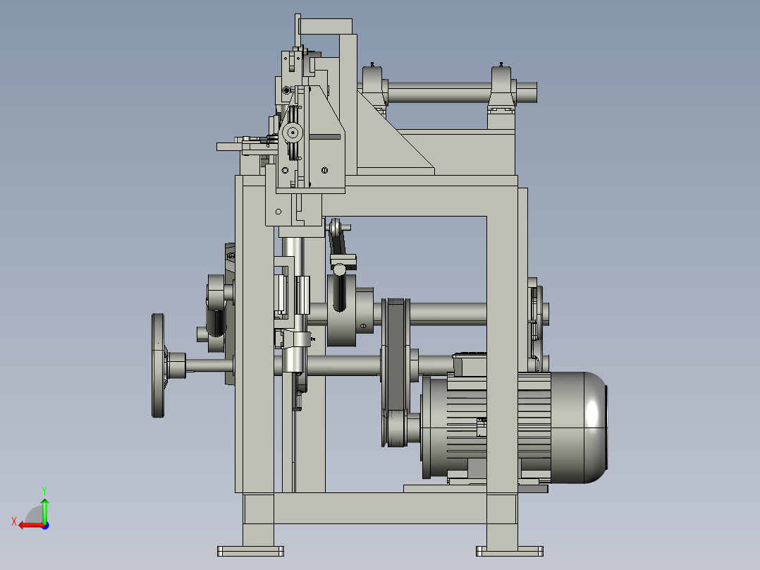 钢丝折弯机（含cad）stp后视图