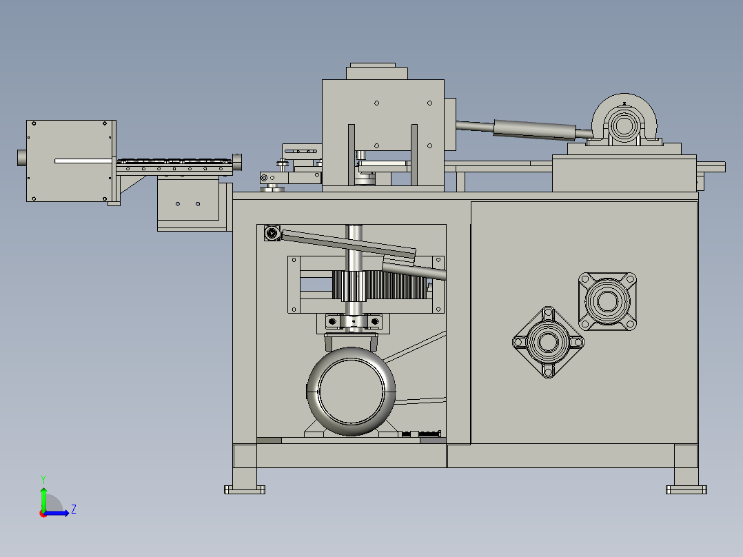 钢丝折弯机（含cad）stp左视图