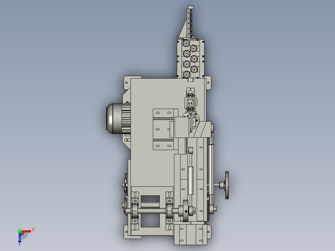 钢丝折弯机（含cad）stp俯视图