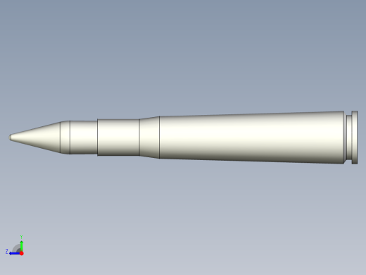 金色玩具弹模型右视缩略图
