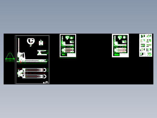 手动液压叉车设计