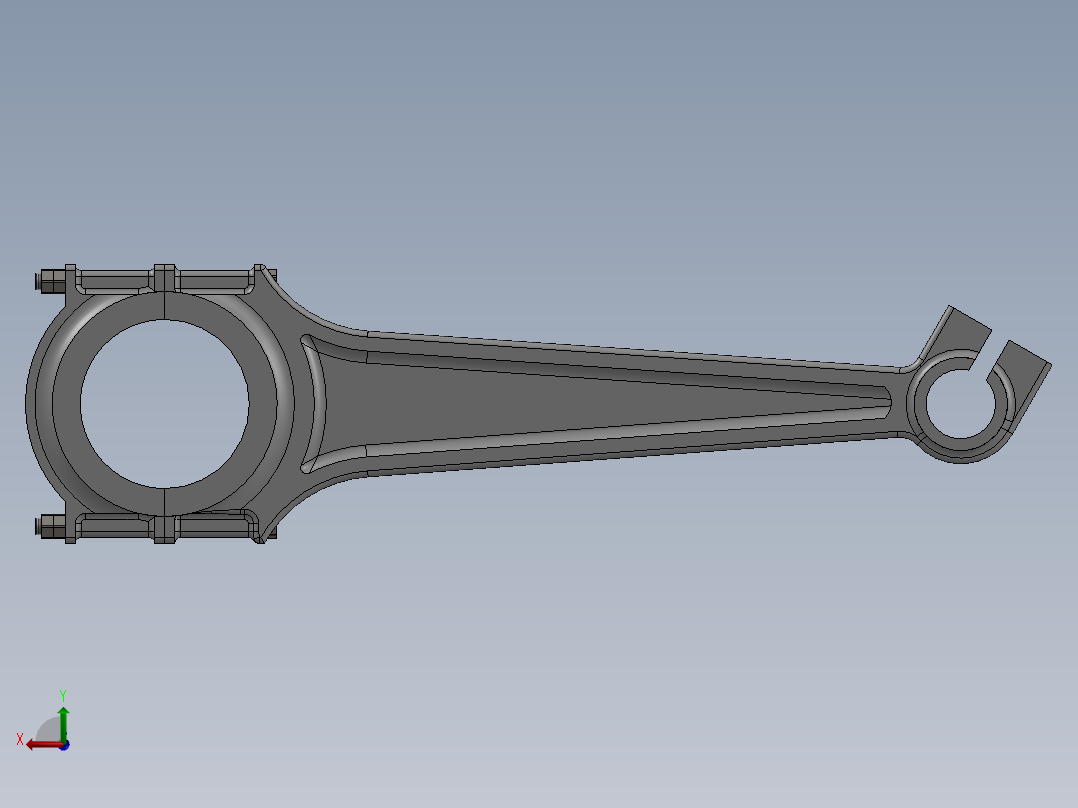 连杆后视图