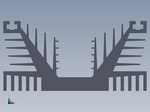继电器散热器设计前视缩略图