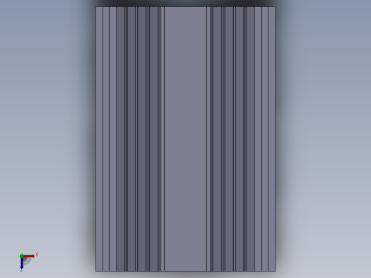 继电器散热器设计俯视缩略图