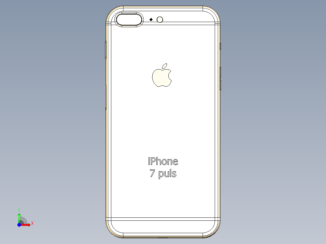iPhone 7 Plus前视图