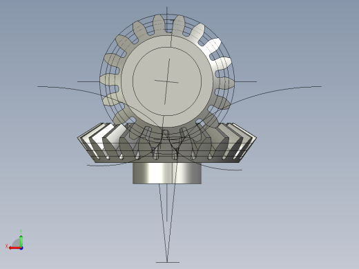 伞齿轮副后视缩略图