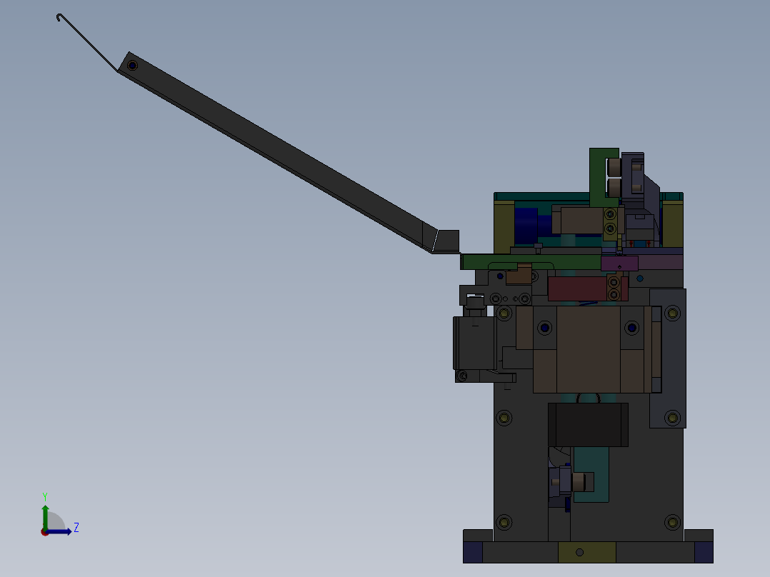 T142 凸轮插针机左视图