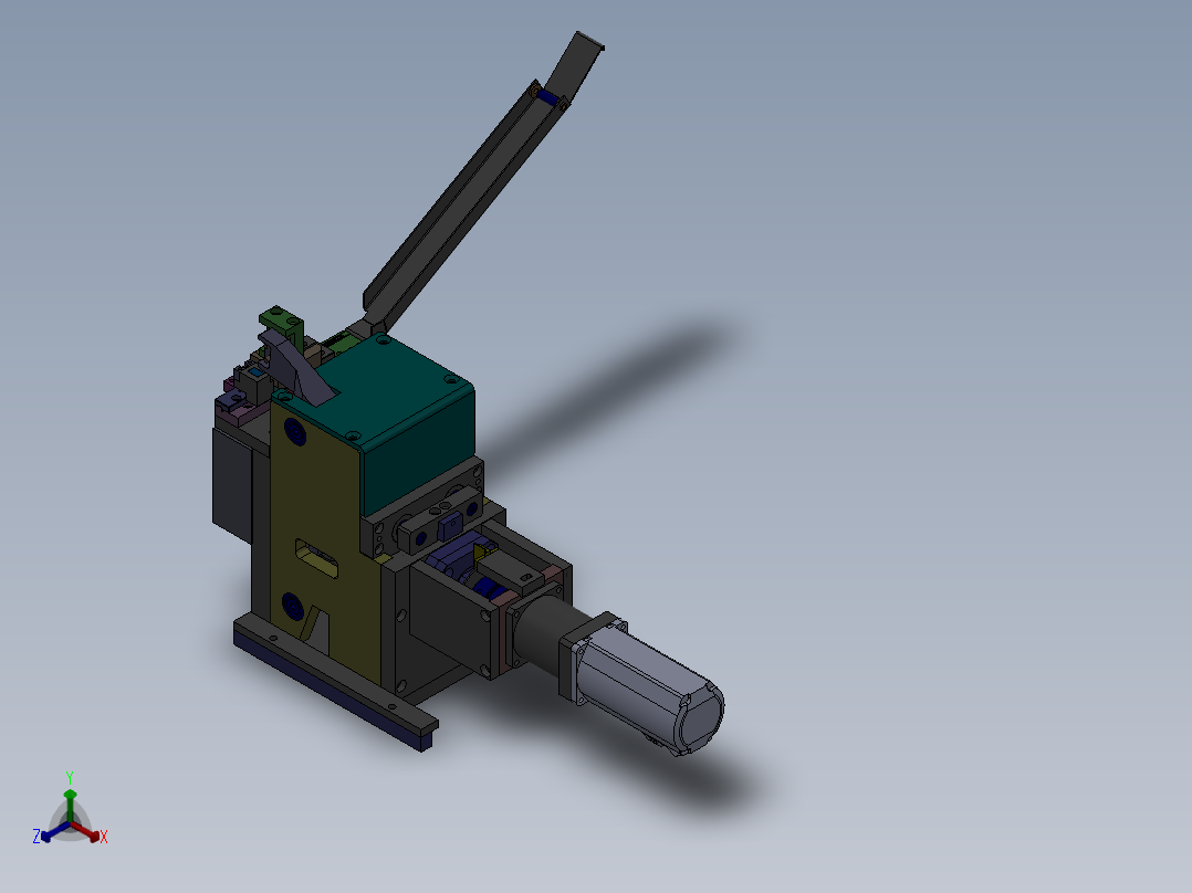 T142 凸轮插针机正等轴测图