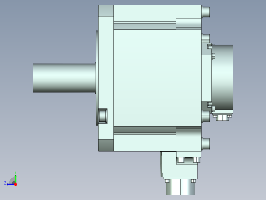 三菱伺服电机HG-SN302J-S100右视缩略图