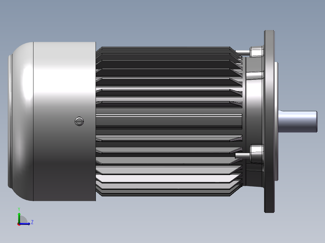 电机模型左视图