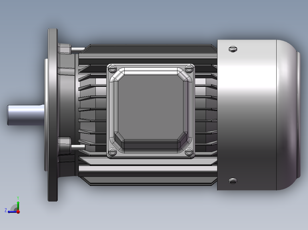 电机模型右视图