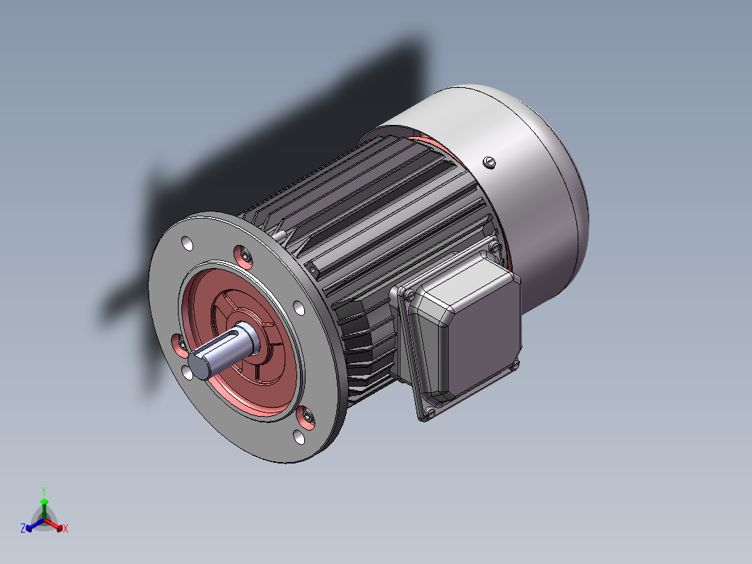 电机模型正等轴测图