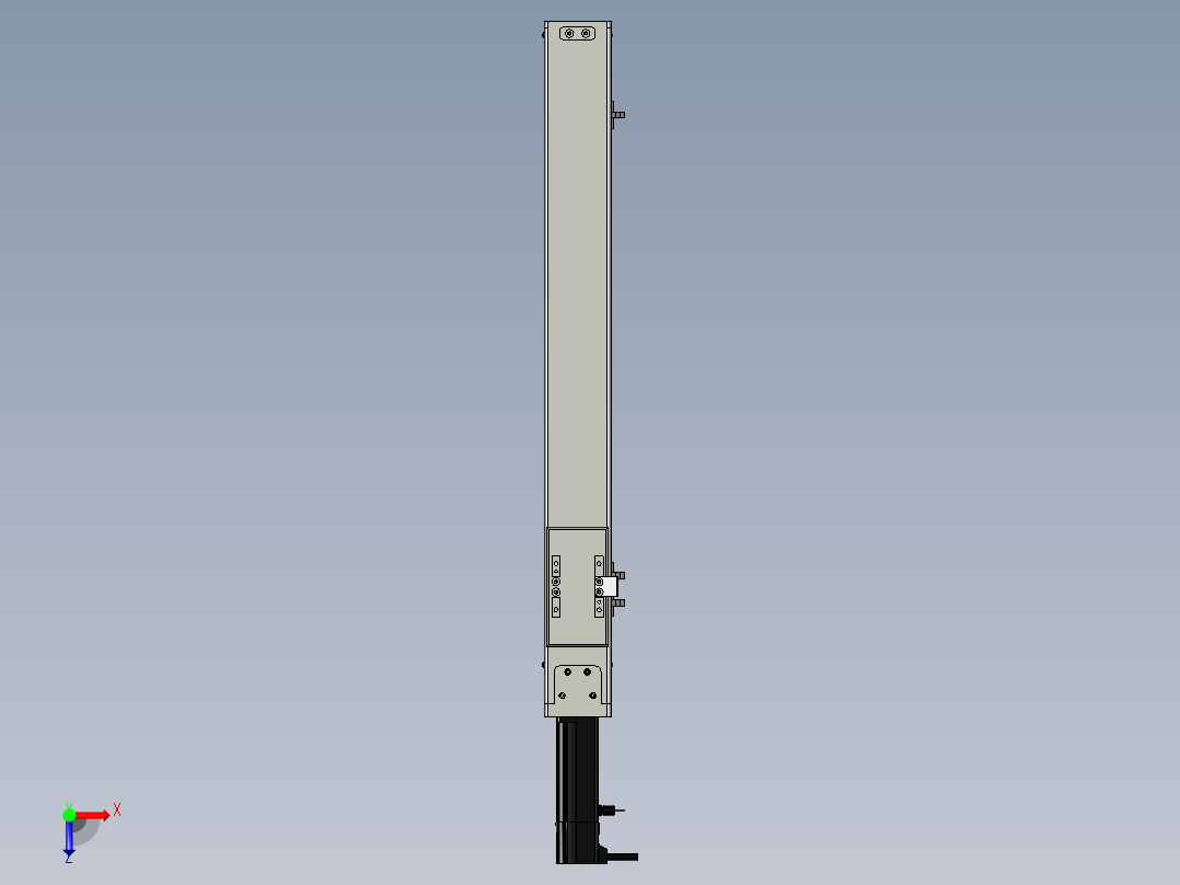 Toyo东佑达直线模组-ETH6-450-BC+煞車俯视图