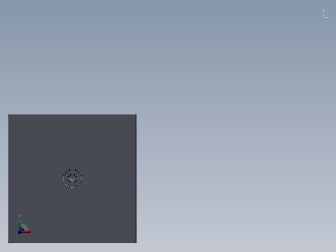 外形轮廓及孔位检具前视图
